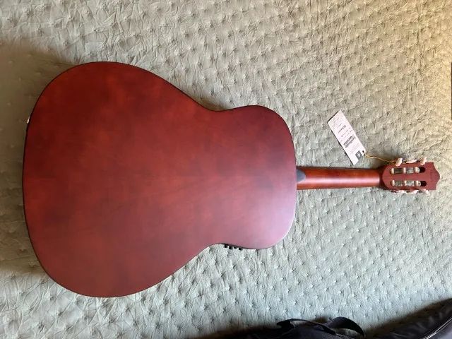 Violão Náilon Acústico Giannini Trovador NTR1 NS + Case Grátis - Foto 3
