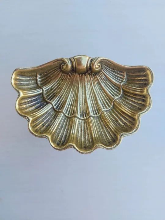 Saboneteira antiga em bronze  - Foto 2