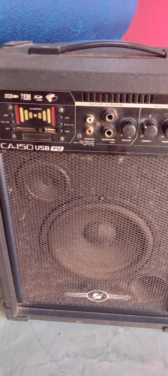 Caixa de Som Amplificada CA-150 USB/FM