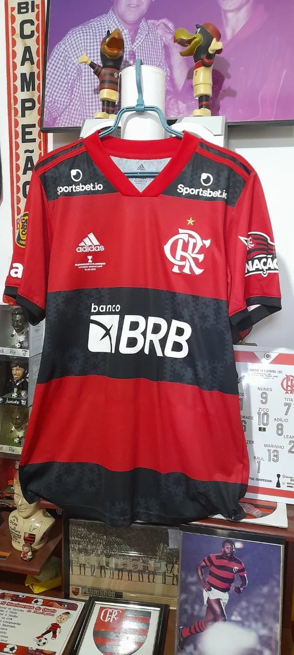 Camisa flamengo adidas 2022 ( número 3 / Rodrigo Caio 