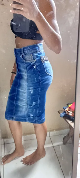 Saias Jeans - Tamanho M