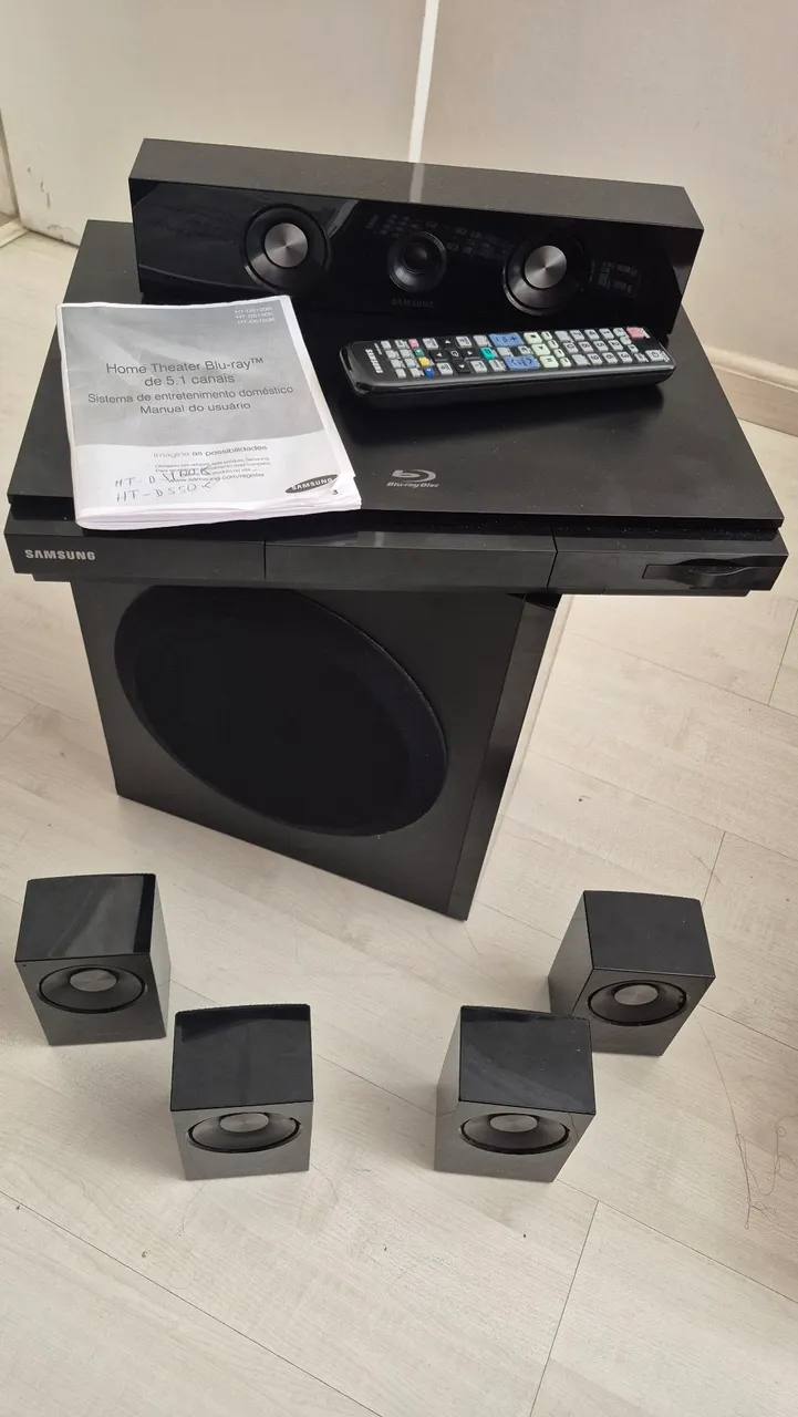 Home Theater Blu-Ray Samsung 5.1 Canais