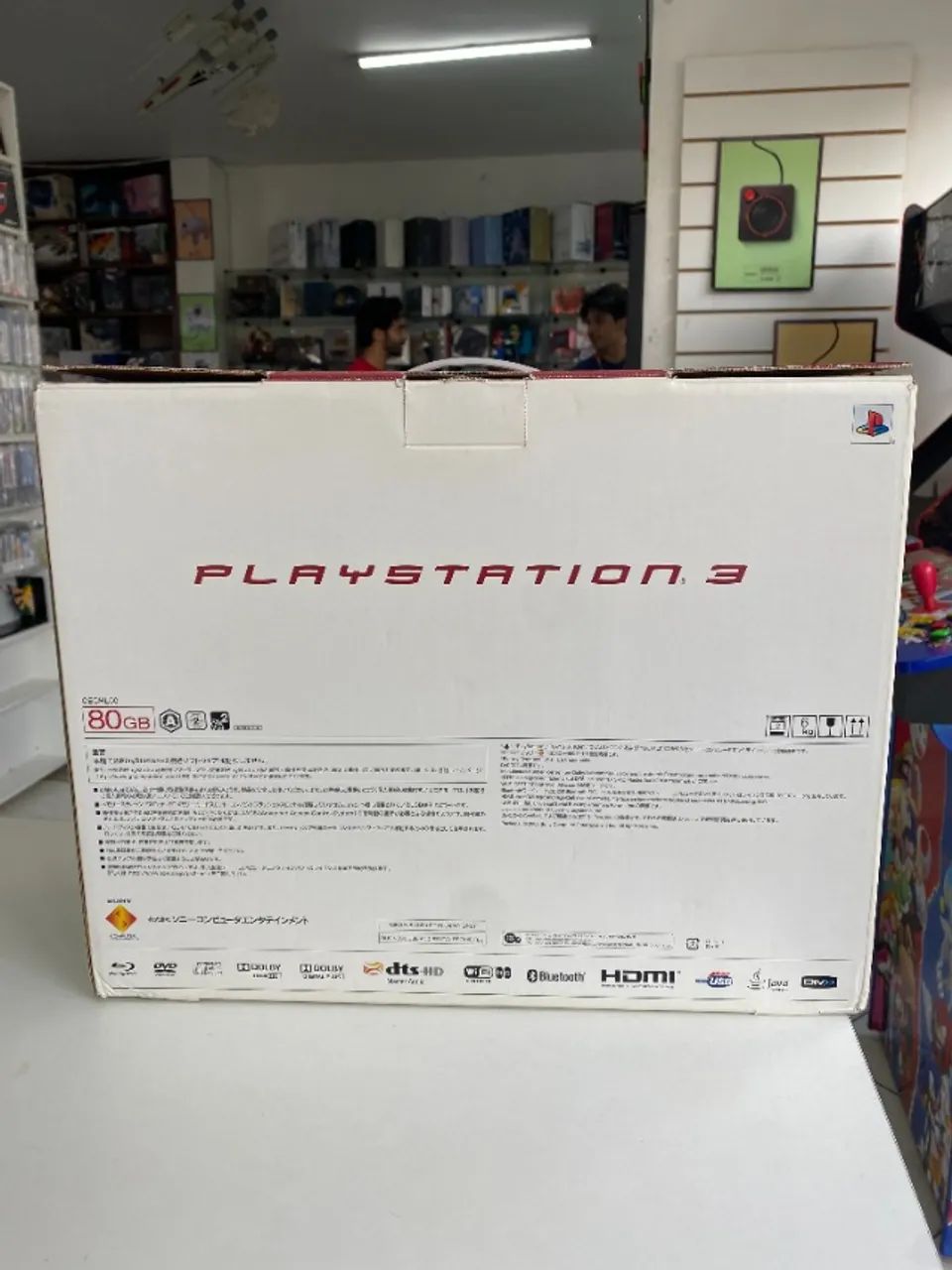 CONSOLE PLAYSTATION 3 FAT PRETO BLACK PIANO 80GB SEMINOVO NA CAIXA (JPN) - PS3 - Foto 2