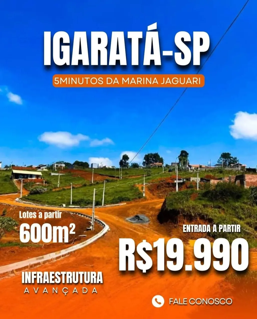 Terreno para venda com 600 metros quadrados em Centro - Igaratá - SP