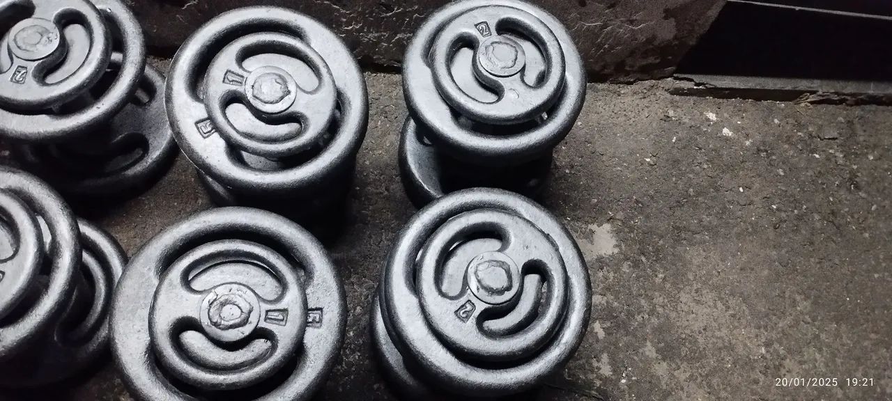 Pesos: HALTERES MONTADOS 16 kg, 22 KG E 24 KG  - Foto 3