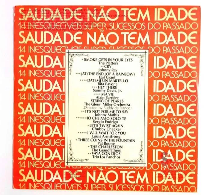 Disco de Vinil "Saudade Não Tem Idade", 1975