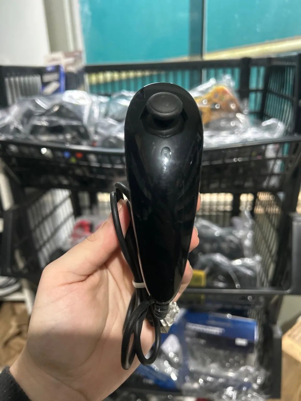 Nunchaku Nintendo Wii preto