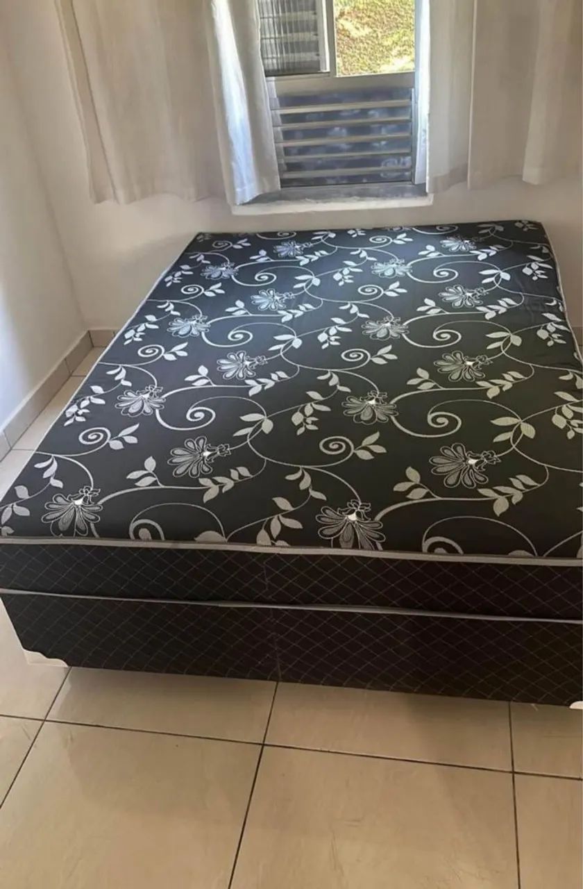 Cama Box Casal Nova com Colchão e Detalhes FRETE GRÁTIS  - Foto 2