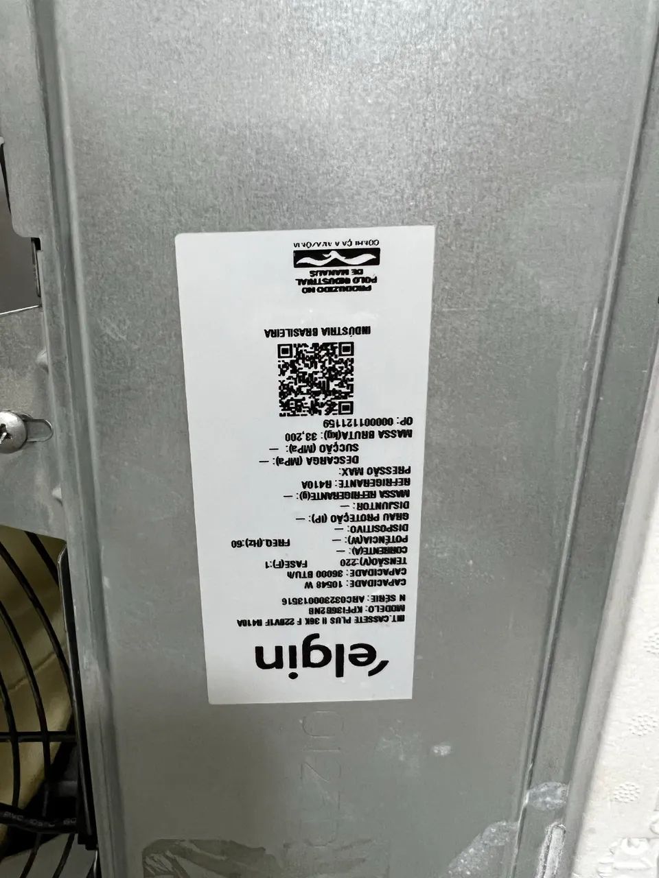 AR-CONDICIONADO CASSETE 36.000 BTU ELGIN - Foto 6