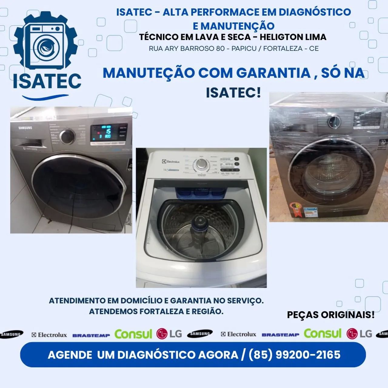Assistência Técnica ISATEC - Lava e Seca, Máquina de Lavar - Foto 2