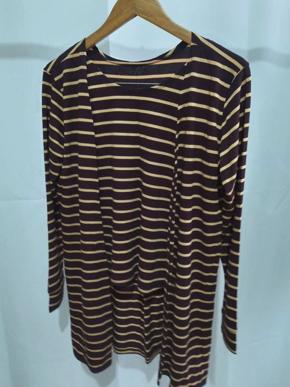 Cardigan longo feminino Tam M - Foto 3