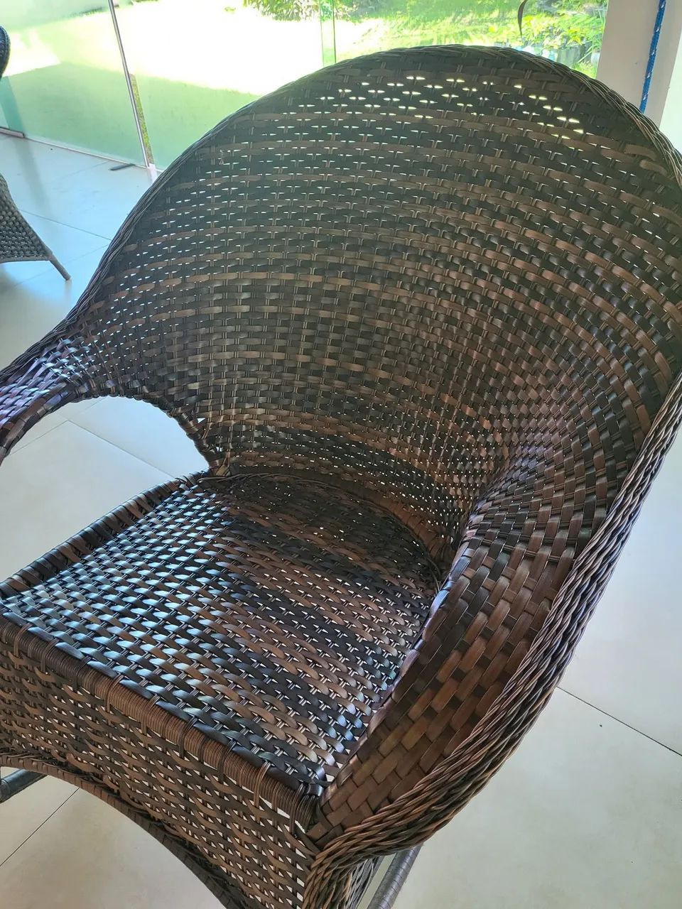 Cadeira de Balanço em Vime -  Conforto e Estilo - Foto 2