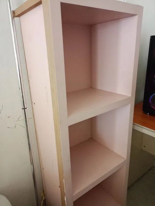 Estante de 4 prateleiras rosa - Foto 2