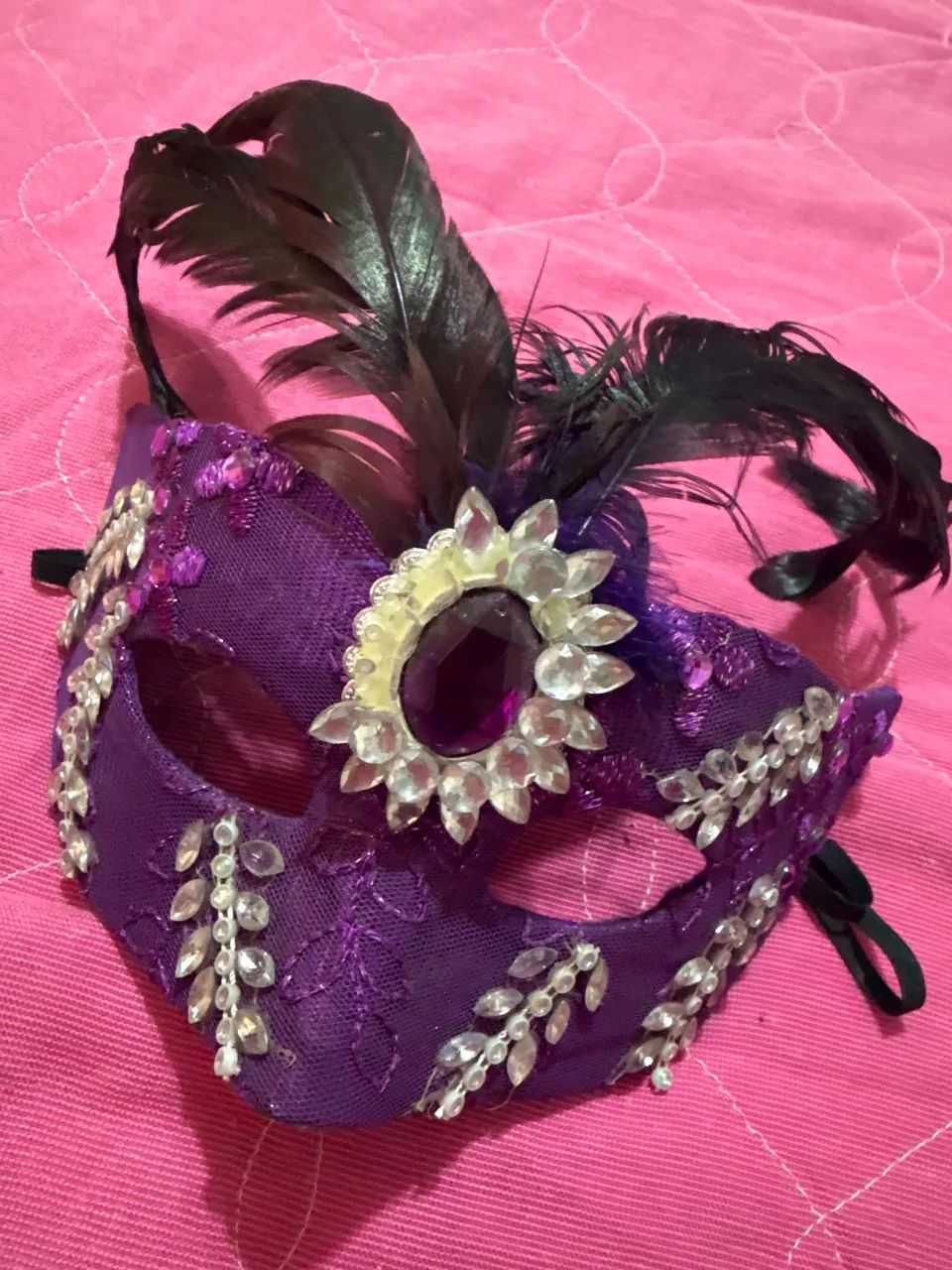 máscara fantasia para carnaval ou baile de gala