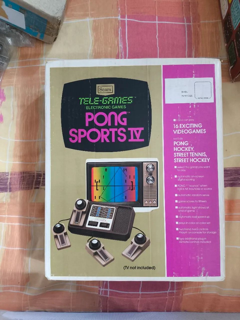 Sears Tele-Games Pong Sports IV - Console Retrô