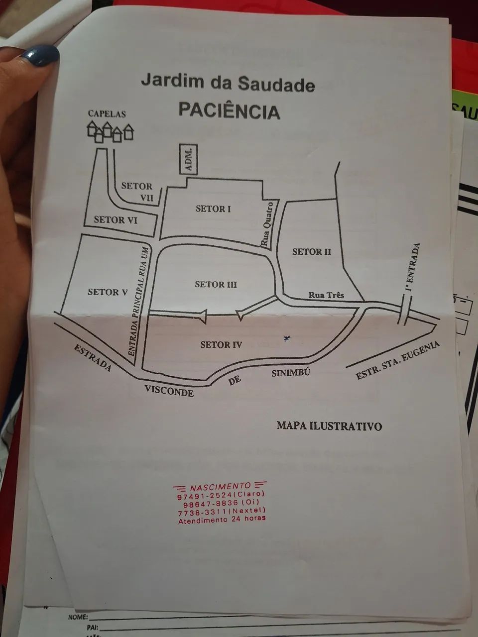 Vendo 1 lote simples para sepultamento com 2 espaços Jardim da Saudade - Foto 2