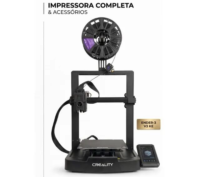 Impressora 3D Creality Ender 3 V3 KE - Praticamente Nova!