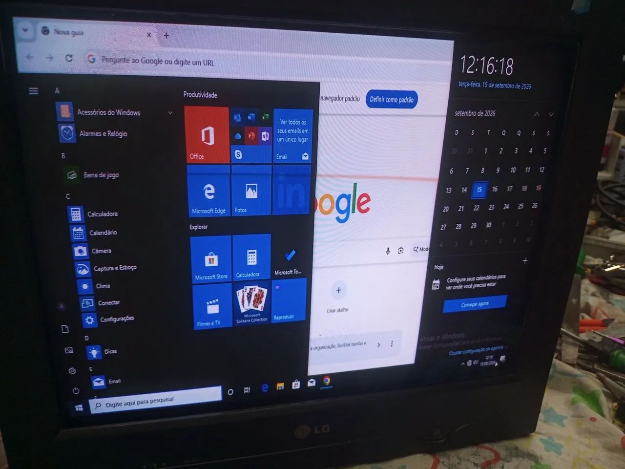 Monitor CRT LG 17polegadas tela plana(leia o anúncio) - Foto 5
