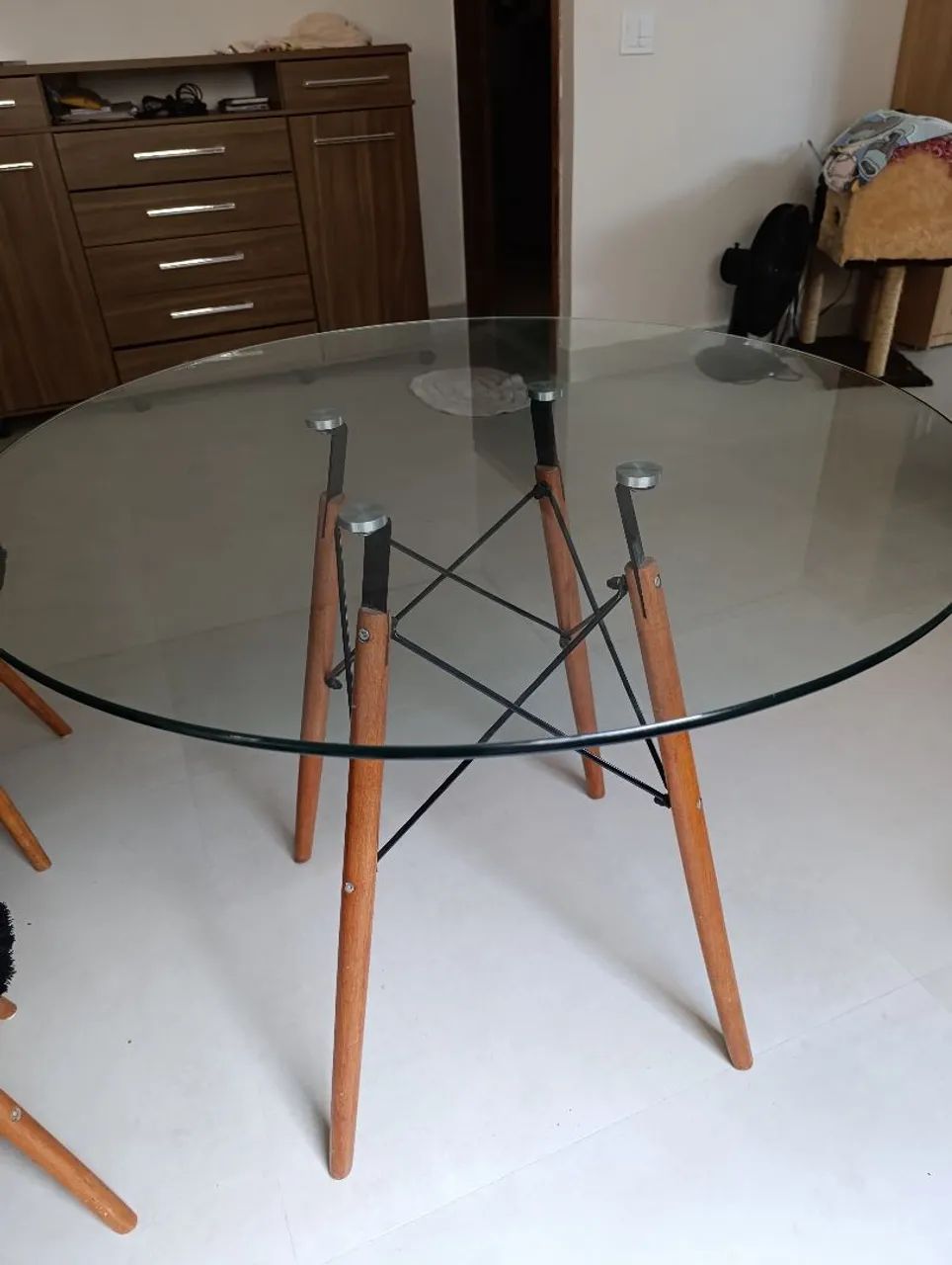 Mesa de vidro redonda - Foto 2