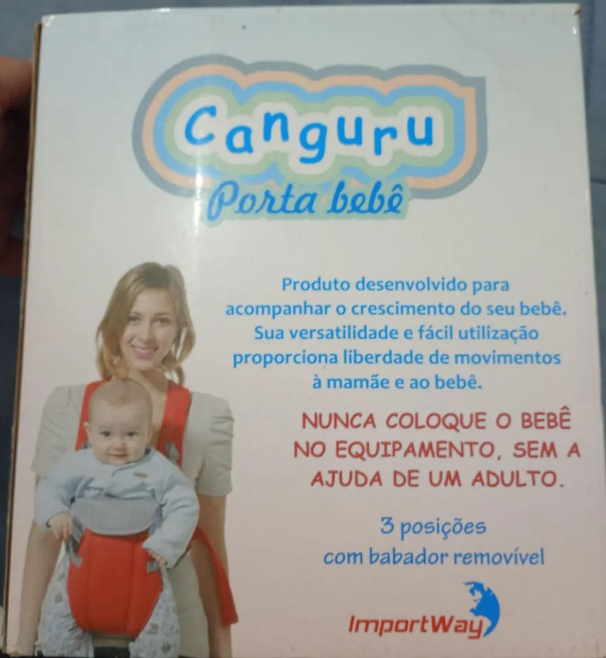 Canguru/Porta bebê 