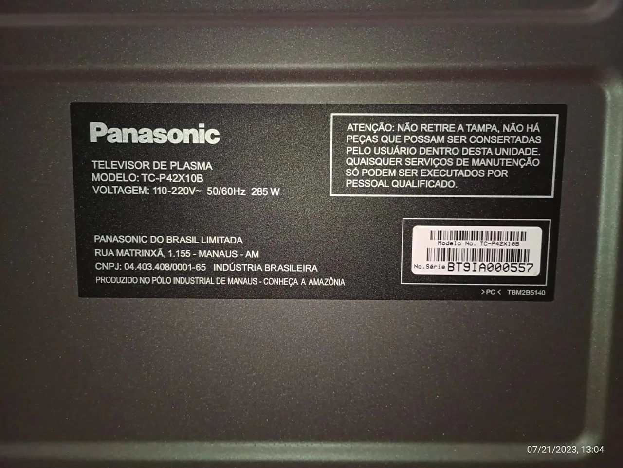 TV PANASONIC 42