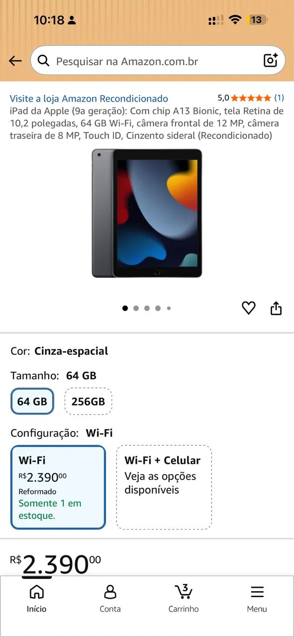 iPad 9 geração - Celulares e Smartphones - Caranazal, Santarém