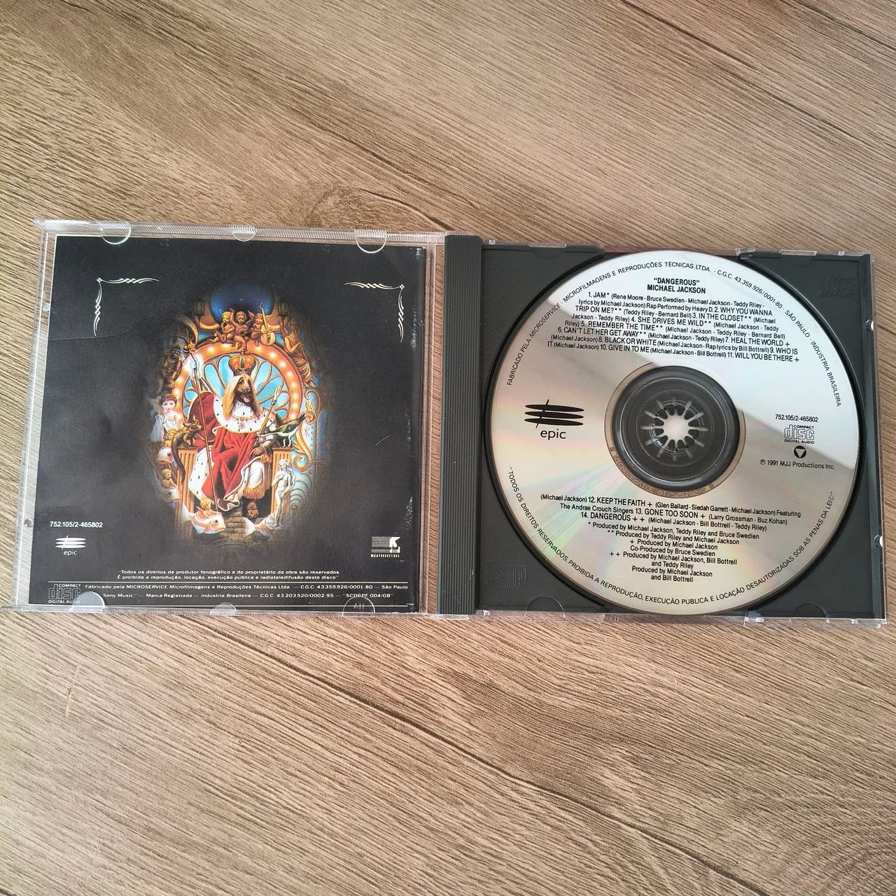 Cd Michael Jackson Dangerous - Primeira Prensagem - Foto 2