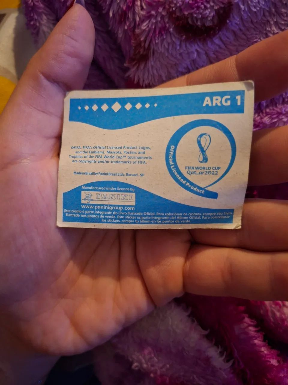 Figurinha 2022 Argentina 1