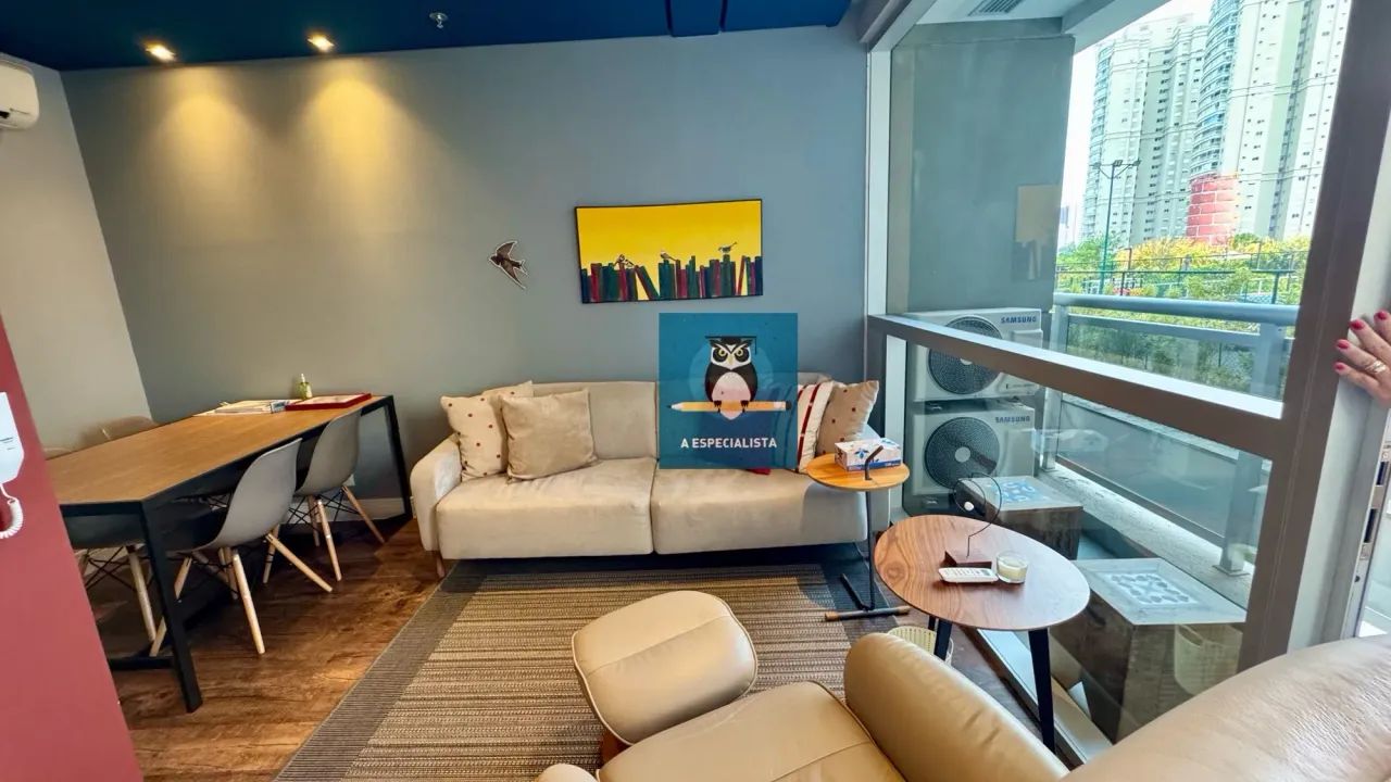 Sala comercial sem a mobilia, 32m2, 02 ares-cond., copa, 01 banh., 01 vaga. - Foto 2