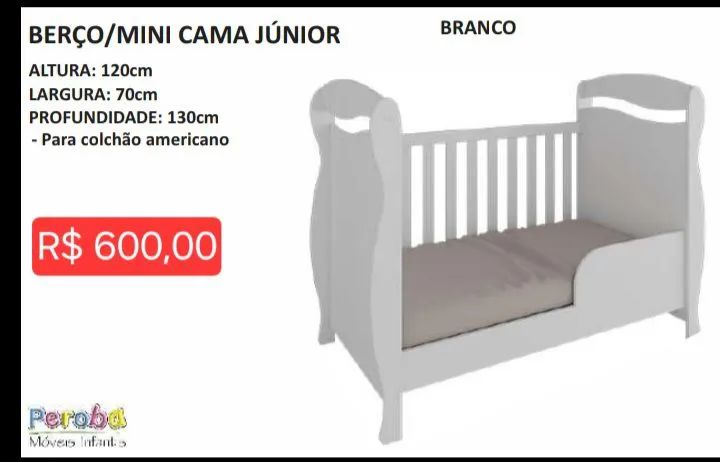 Berço/mini cama Junior (leia a descrição) - Foto 2