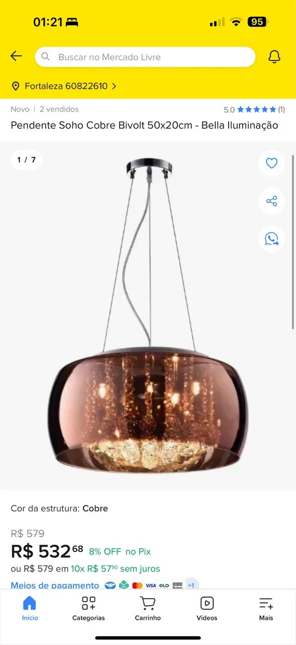 Vendo lustre  - Foto 2