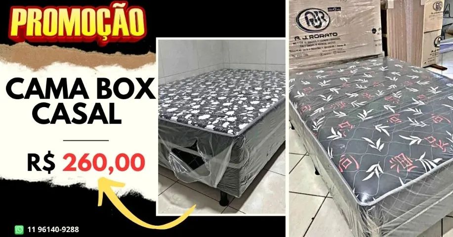 cama box casal (promoção)