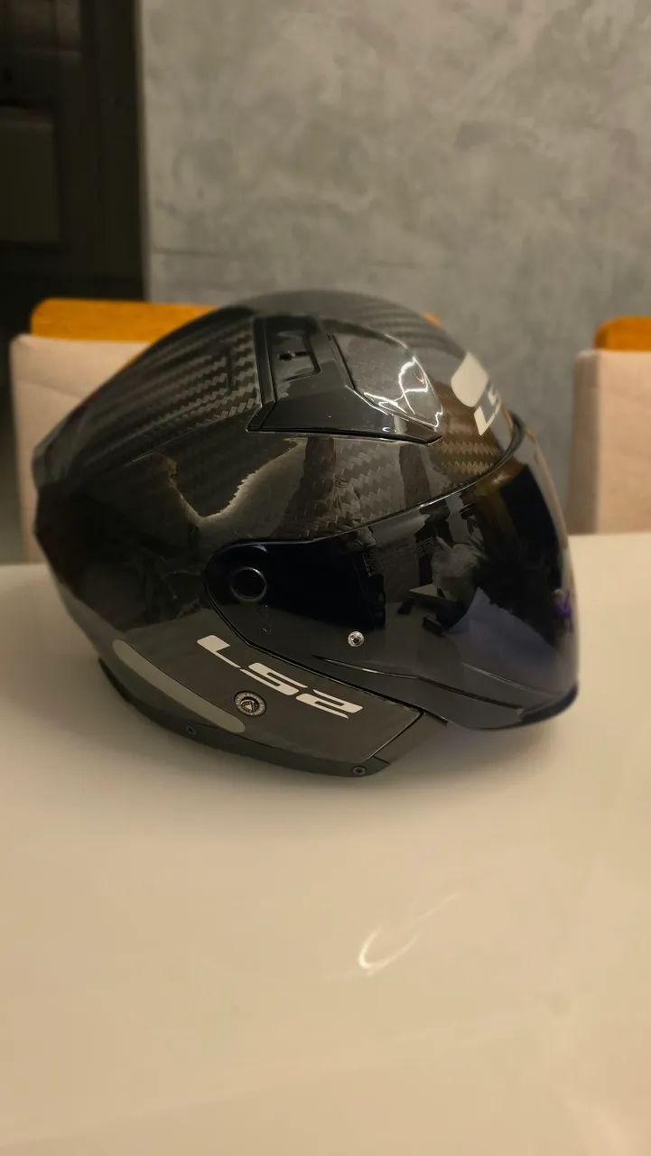 PROMOÇÃO Capacete LS2 Infinity II Solid Carbon