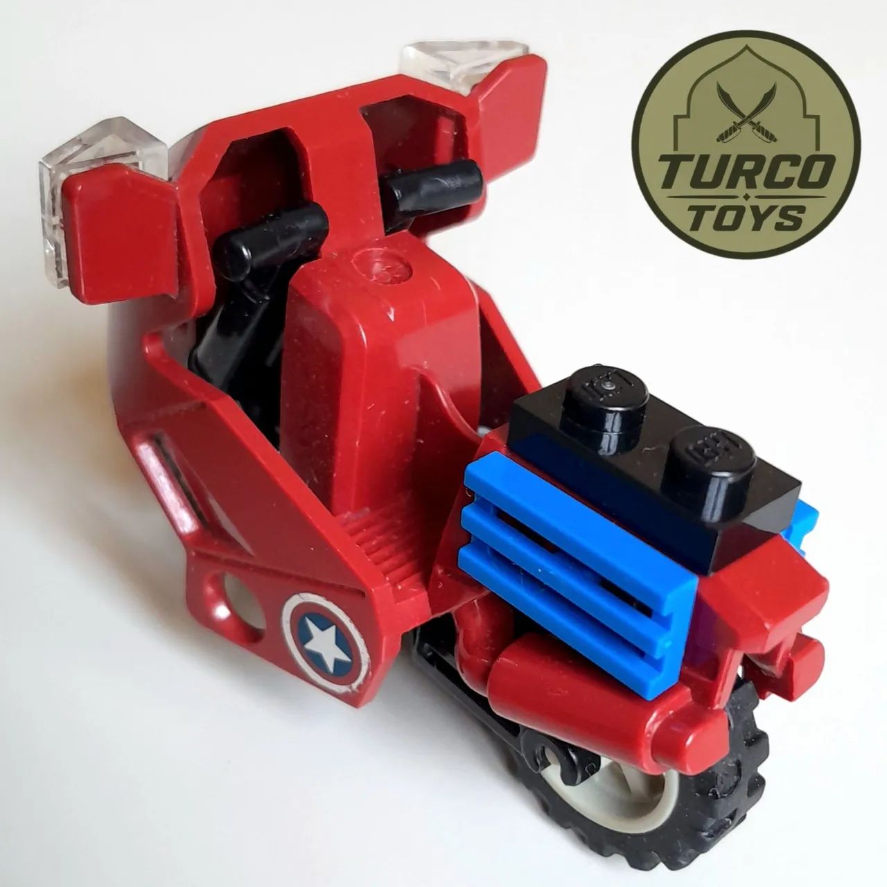 LEGO MARVEL - MOTO CAPITÃO AMÉRICA (ORIGINAL) - Foto 2