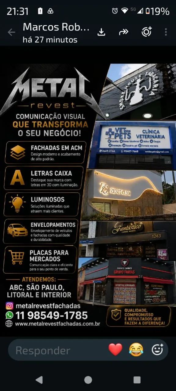Fachada propaganda letra caixa.  - Foto 4