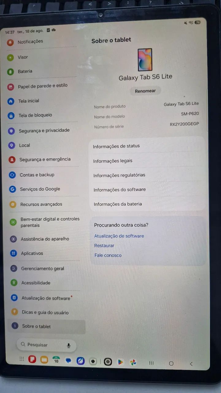 Tablet Samsung S6 Lite 64gb - Foto 4