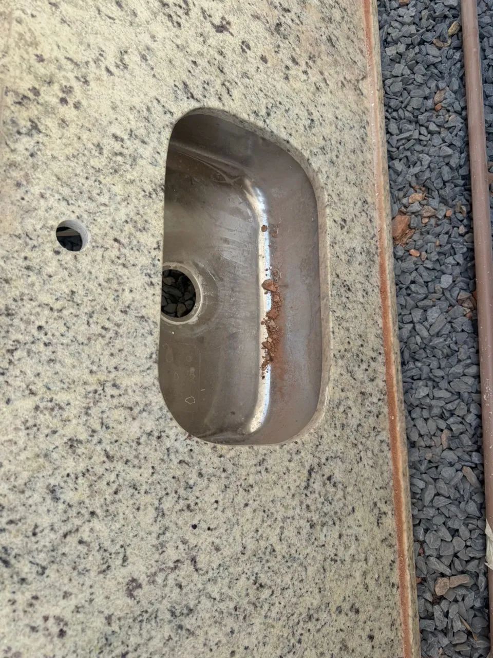 Bancada pia cozinha granito com Cuba - Foto 2
