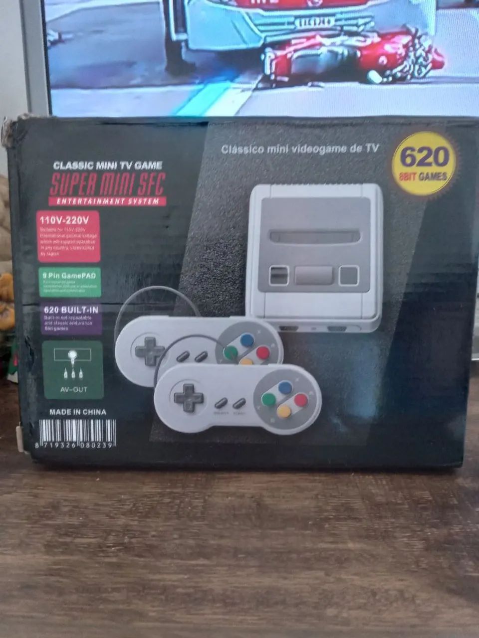 Video game mini retro 620 jogos. 