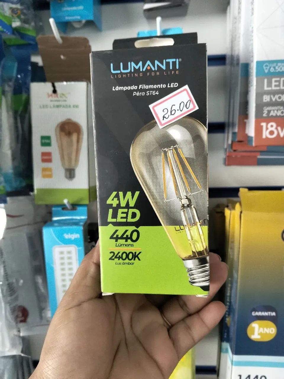 Lâmpada de filamento 