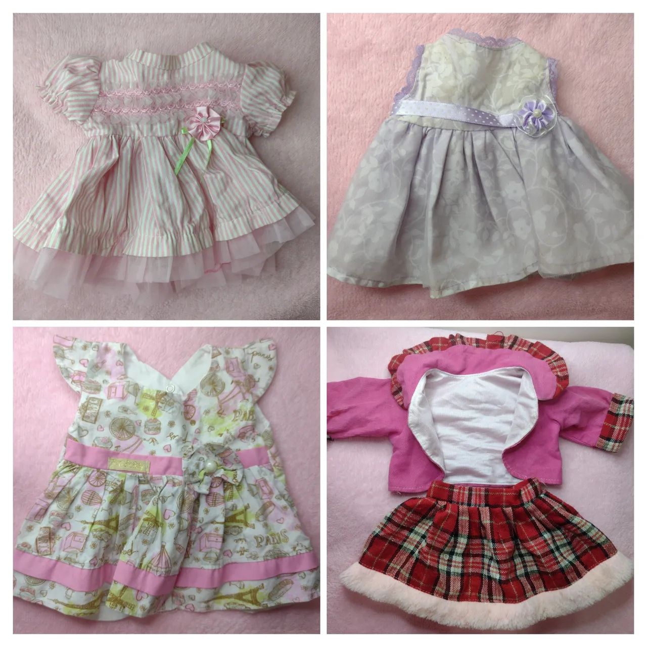 lote roupas de bonecas 