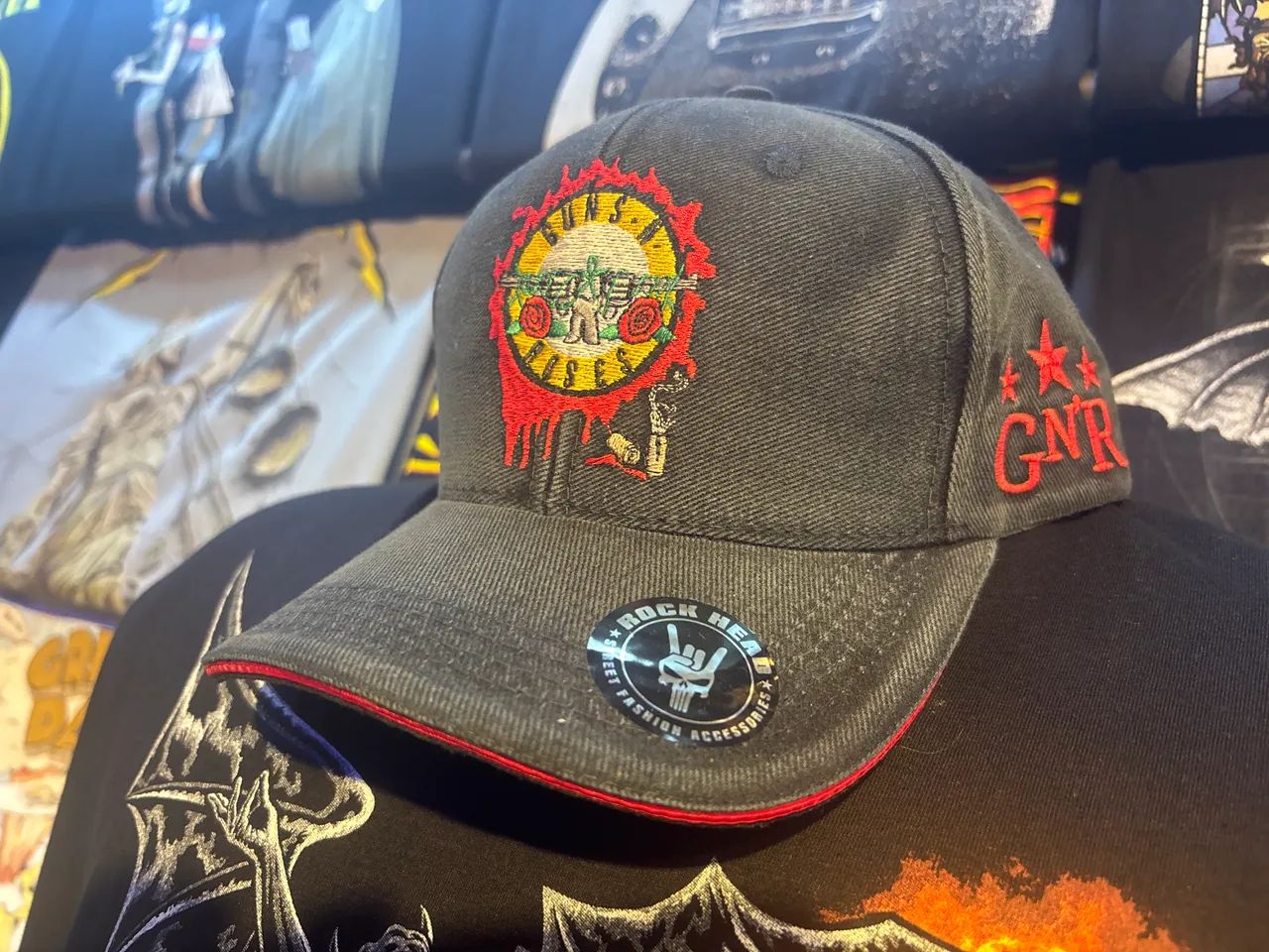 Boné Estonado Guns n Roses Rock  - Foto 4