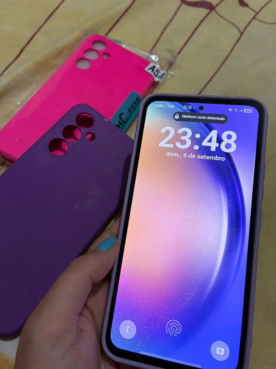 Galaxy a54 com nota seminovo - Foto 2