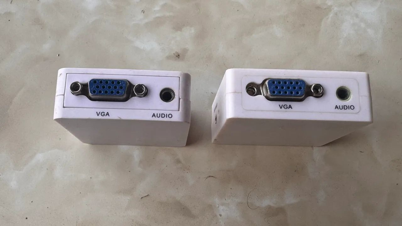 Mini Conversor HDMI para VGA (Com Áudio) - R$25 cada - Foto 3