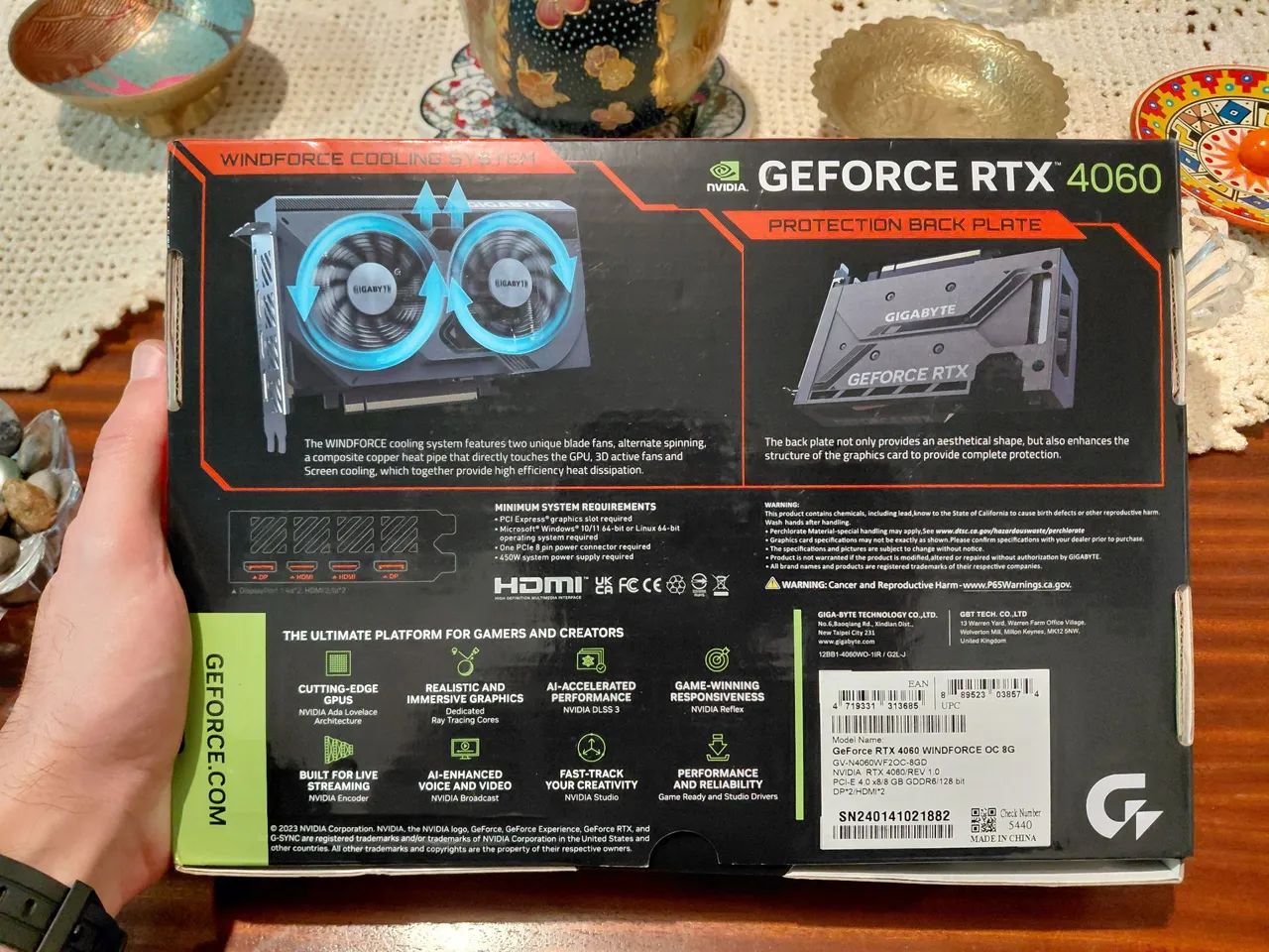 Placa de Vídeo NVIDIA RTX 4060 8GB GIGABYTE - Foto 5