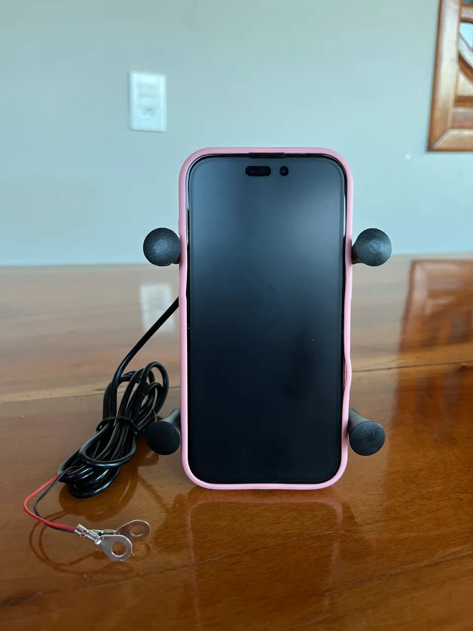 Suporte de Celular para Moto com Carregador USB - Foto 3