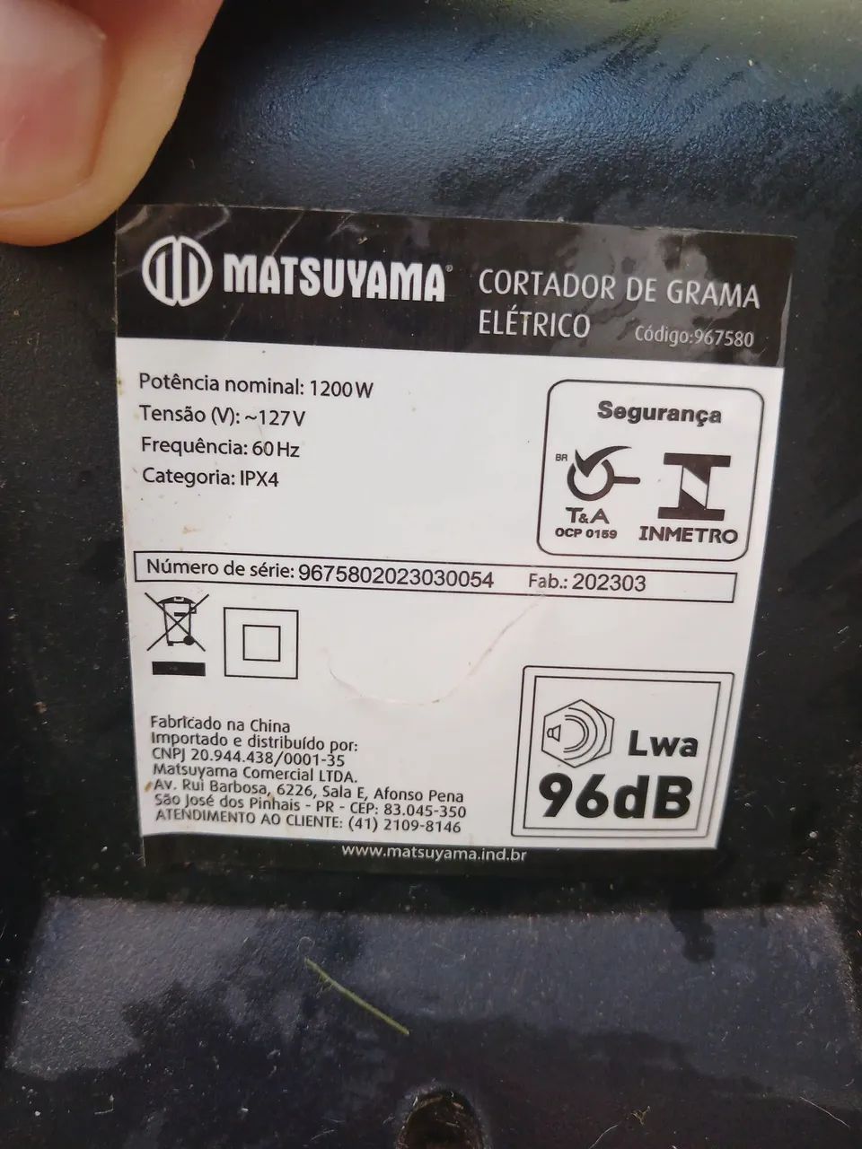 Máquina de cortar grama Matsuyama - Foto 3