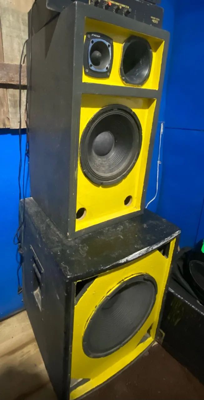  Caixas de Som + Amplificador de Som - Foto 3