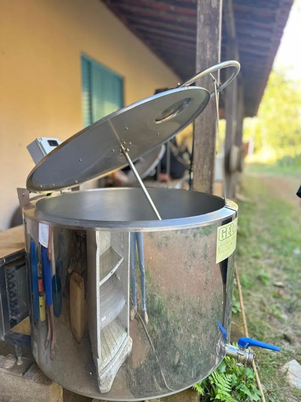 Tanque resfriado de leite 350 litros