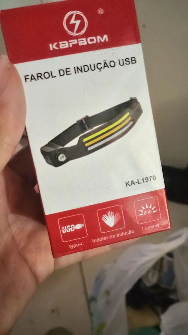 Farol de indução usb testa - Foto 2