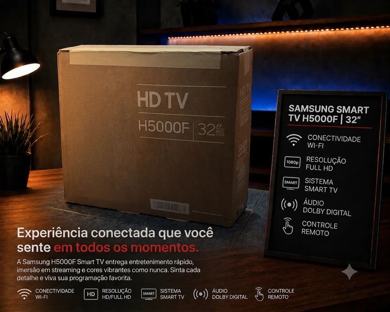Televisão Smart Lacrada